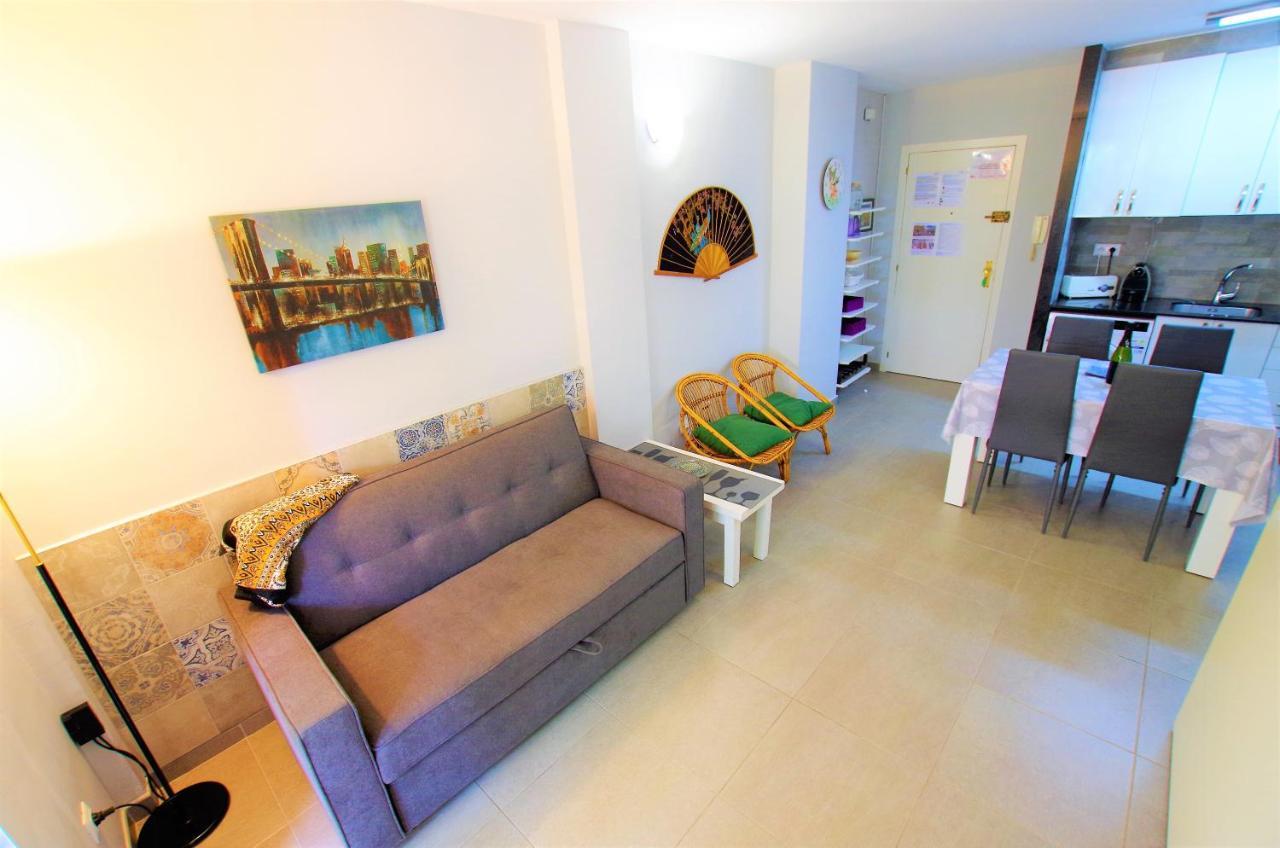 Appartement V&v Lloret- Blanc Precioso Con Piscina Comunitaria Y Aire Acondicionado
